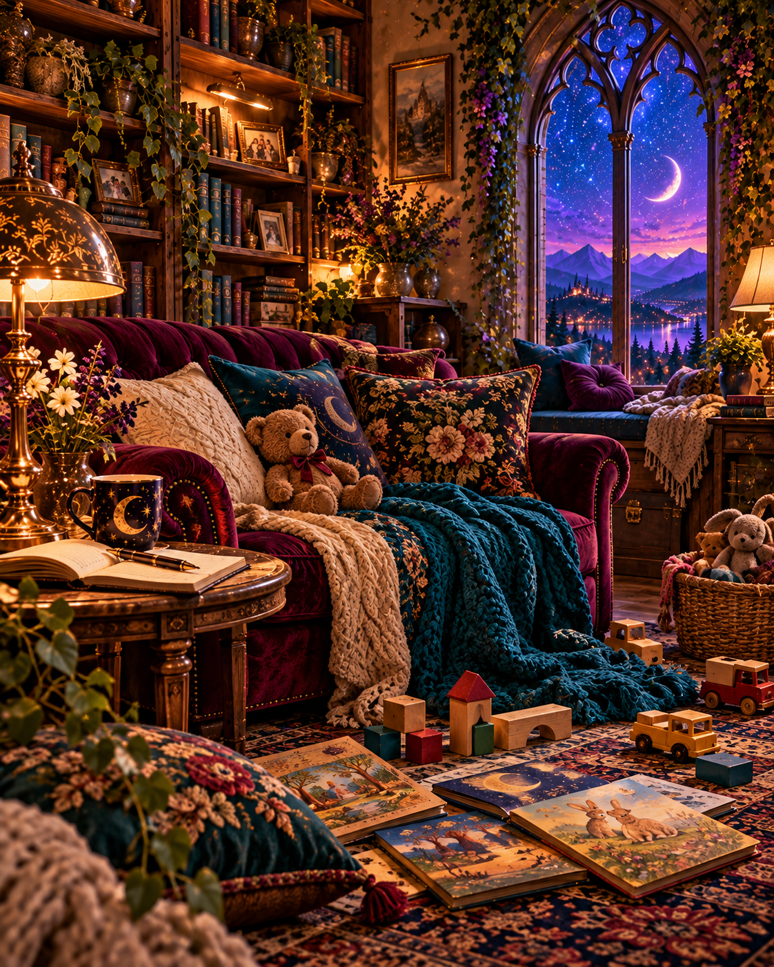 The Beautiful Chaos storyroom artwork.