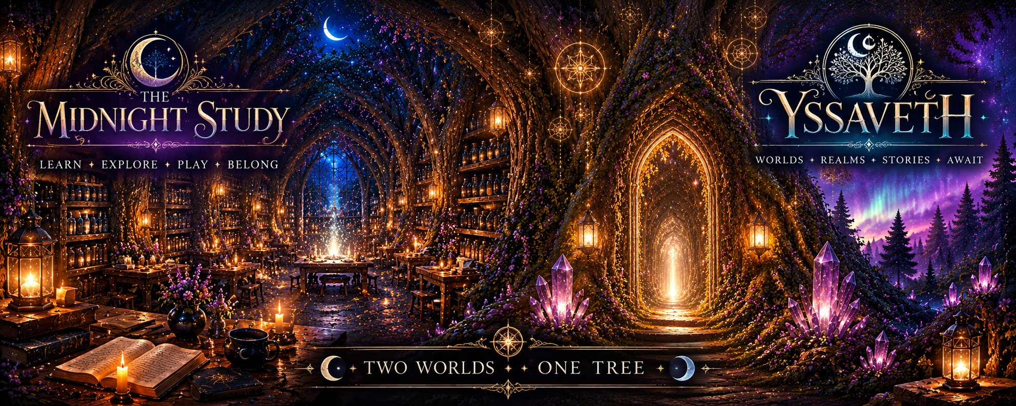 The Midnight Study and Yssaveth artwork